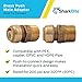 SharkBite 3/4 Inch x 1 Inch MNPT Adapter, Pack of 6, Push to Connect Brass Plumbing Fitting, PEX Pipe, Copper, CPVC, PE-RT, HDPE, U139LF