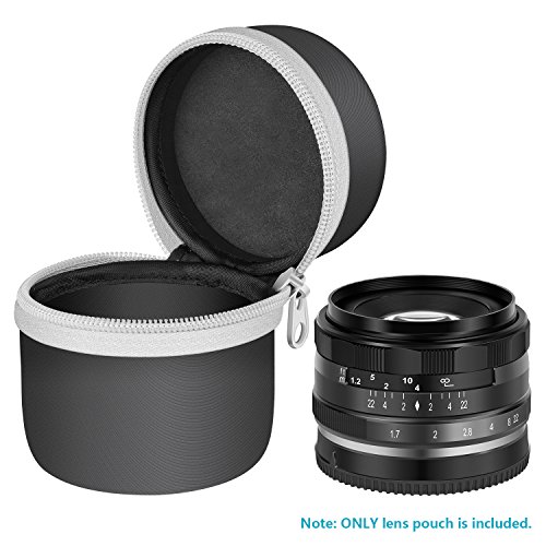 Neewer Portátil Lente Estuche Bolsa para Sony APS-C 35mm F/1,7 Lente de Apertura Manual, Principal, Fija, u Otra Lente para Cámara DSLR de...