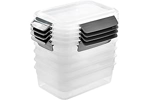 Bpa Free Nestable Food Storage Containers with Lids