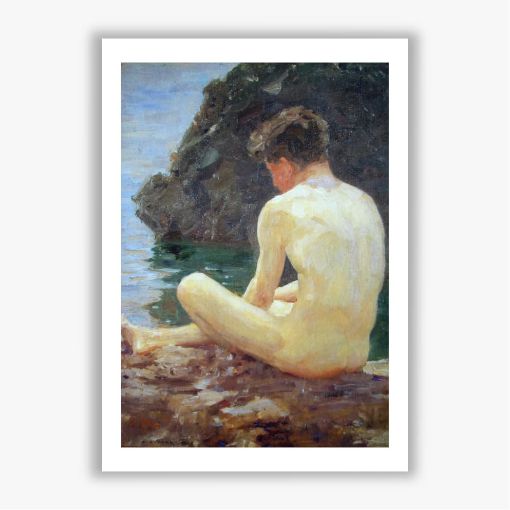 Impression murale Henry Scott Tuke poésie d'été pour décoration d'intérieur - 2