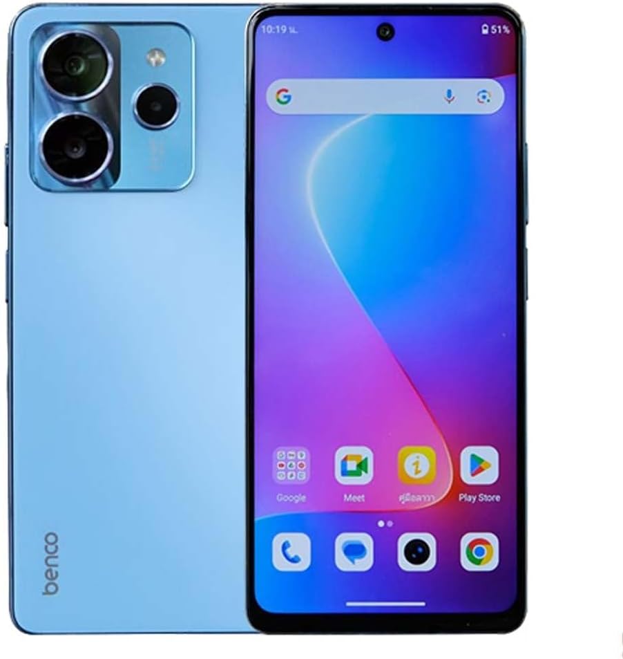 bencoS1 Pro - 16GB RAM (8+8) 256GB ROM - 64MP &16MP AI Triple Rear Camera - 33W Fast Charger (ICEBERG BLUE)