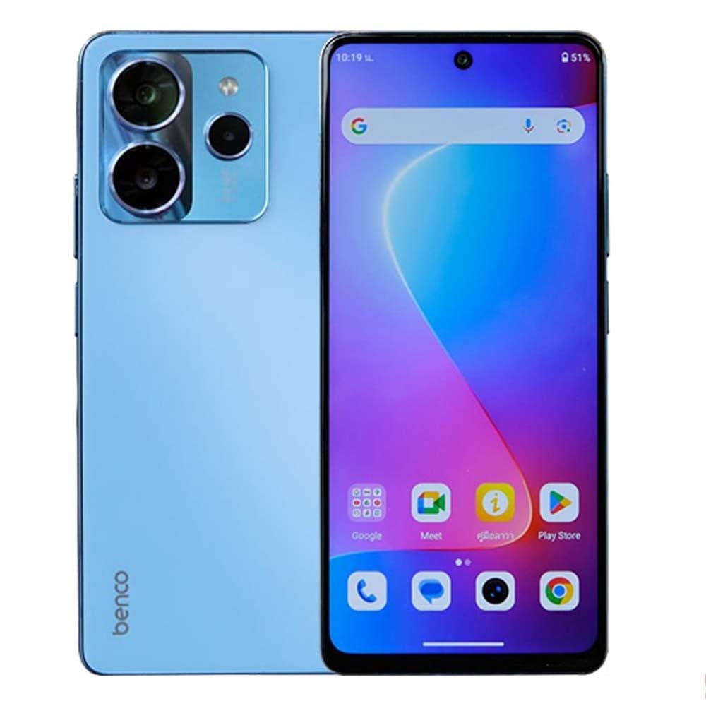 bencoS1 Pro - 16GB RAM (8+8) 256GB ROM - 64MP &16MP AI Triple Rear Camera - 33W Fast Charger (ICEBERG BLUE)