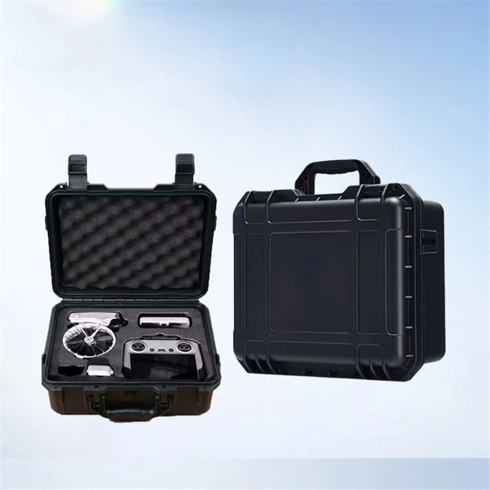 Wodoodporna twarda torba do przenoszenia drona DJI Flip i pilota RC2/RC/RC-N3/N2/N1, ochronna torba podróżna, odporna na wstrząsy torba do przechowywania na 7 baterii, koncentrator ładowania,