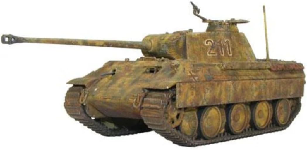 Warlord Games German Army Panther Ausf A - 1:56 / 28mm Plastic Scale Model Tank for Bolt Action Highly Detailed World War 2 Miniatures for Table-top Wargaming