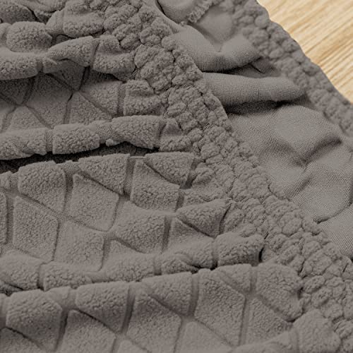LANSHENG Chair Covers, Stretch Dining Chair Protector Slipcovers Jacquard - Image 4