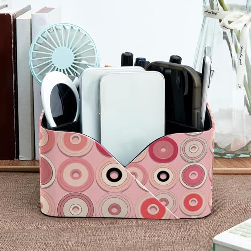 Boîte de rangement disques roses durable aux finitions soignées - 7