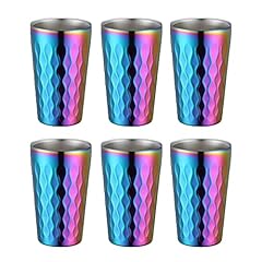 set of 6 Rainbow Color