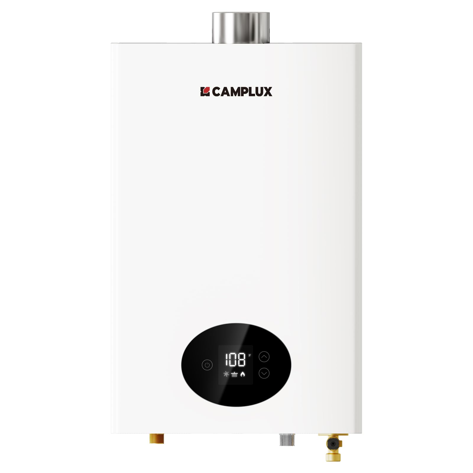Chauffe-eau sans réservoir intérieur Camplux au propane pour une douche chaude stable