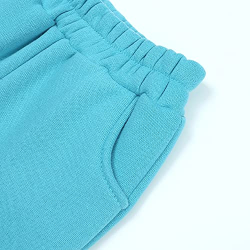 Image of MYGBCPJS Youth 2PCS Jogger Outfits Set Fleece Hooded + Sweatpants Boys Girls Athletic Sweatsuits Pullover Clothes