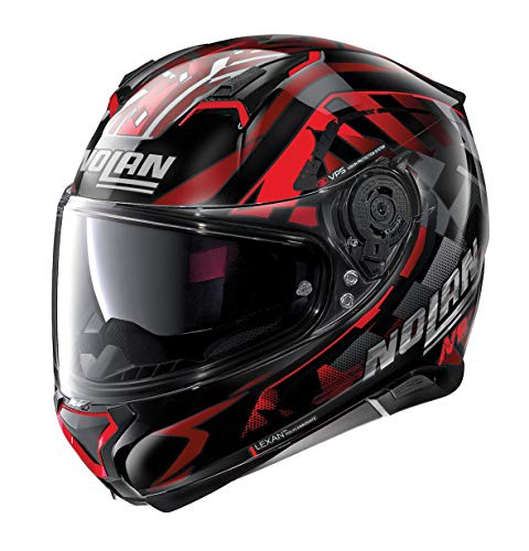Nolan casco n87 venator n-com glossy black xl