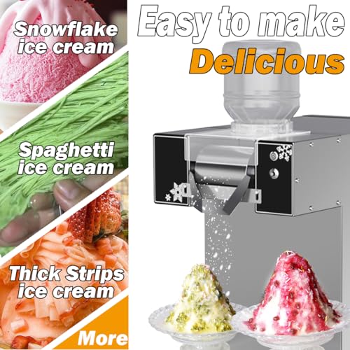 Máquina de hielo para encimera con ajuste de grosor 352.7LB miniatura 2