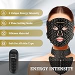 Red Light Therapy for Face & Neck, Red Light Mask with 850nm NIR, 7-1 Colors LED Light Therapy mask, Rechargeable LED Face & Neck Mask for Anti-Aging, Skin Firming & Radiant Glow at Home - Image 3