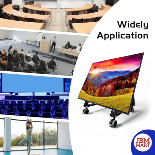 Image of JBM MART Angular LCD & LED Floor Stand (24 inch-43 inch) for Conference Well, Stage Shows & Performances(Pack of 1)
