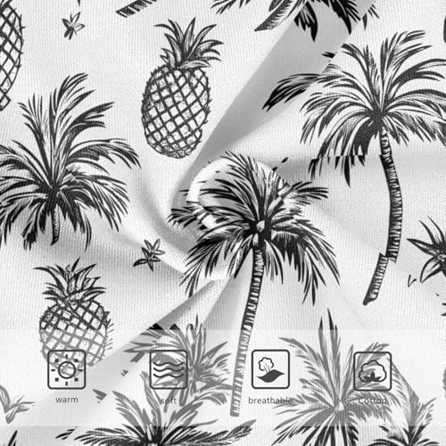 Girls Underwear Soft Cotton Black White Pineapple Kids Panties in Sizes 2/3t, 4t, 5t, 6 and 83