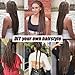 IXIMII Chocolate Brown Braiding Hair Pre Stretched 26 inch 3 packs Color #4 Braiding Hair Prestretched Straight Braids Yaki Texture Synthetic Hair Extensions