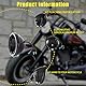 SKUNTUGUANG 5 3/4 5,75 Zoll Daymaker Led Scheinwerfer Gehäuse Eimer für Harley Davidson FXWG Chopper (schwarz)