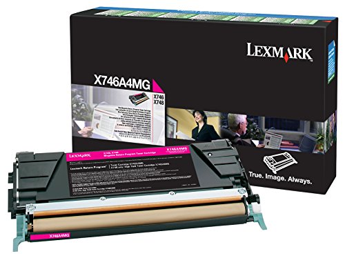 Toner magenta Lexmark X746A4MG à rendement de 7000 pages conforme aux normes gouvernementales
