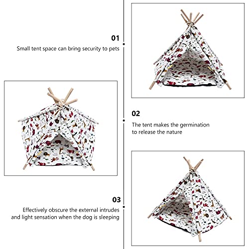Coussin pour chat style tipi portable pour remplacer les paniers rigides encombrants - 4