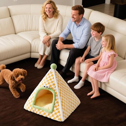 Panier pour chat fermé anti-stress avec toit isolant hiver - 8
