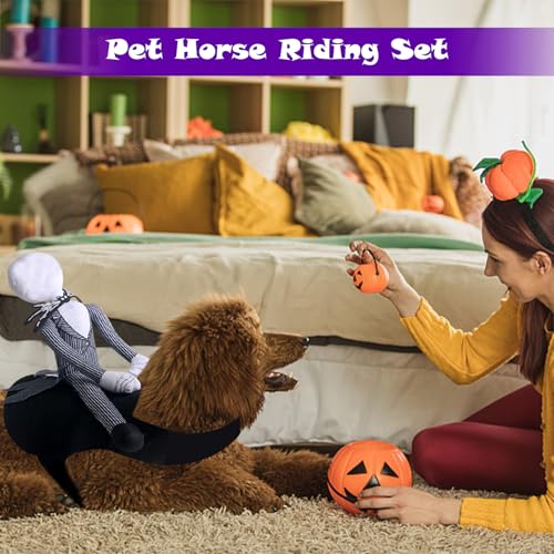 GAROMIA Hundekostüm Halloween Kostüm Hund Haustier Kostüm Haustiere Party Cosplay Bekleidung Halloween Hunde Hundekostüm für Haustier Hunde Kleine bis Große Hunde