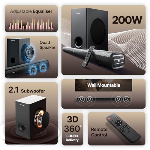 Image of CrossBeats Blaze B1100 5.1 Dolby Home Theater Speaker 625W for TV [2026 Launch] Subwoofer Satellite Speakers, Soundbar for Smart TV |Bluetooth Sound bar Music System Home Theatre (Metallic)
