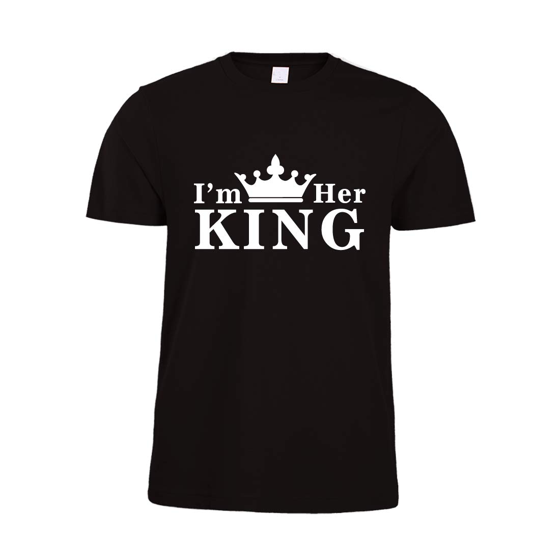 ANRevelinCN I'm his Queen I'm her King Couple T-Shirt (If You Need King and Queen, Please Separate Their Purchasing)