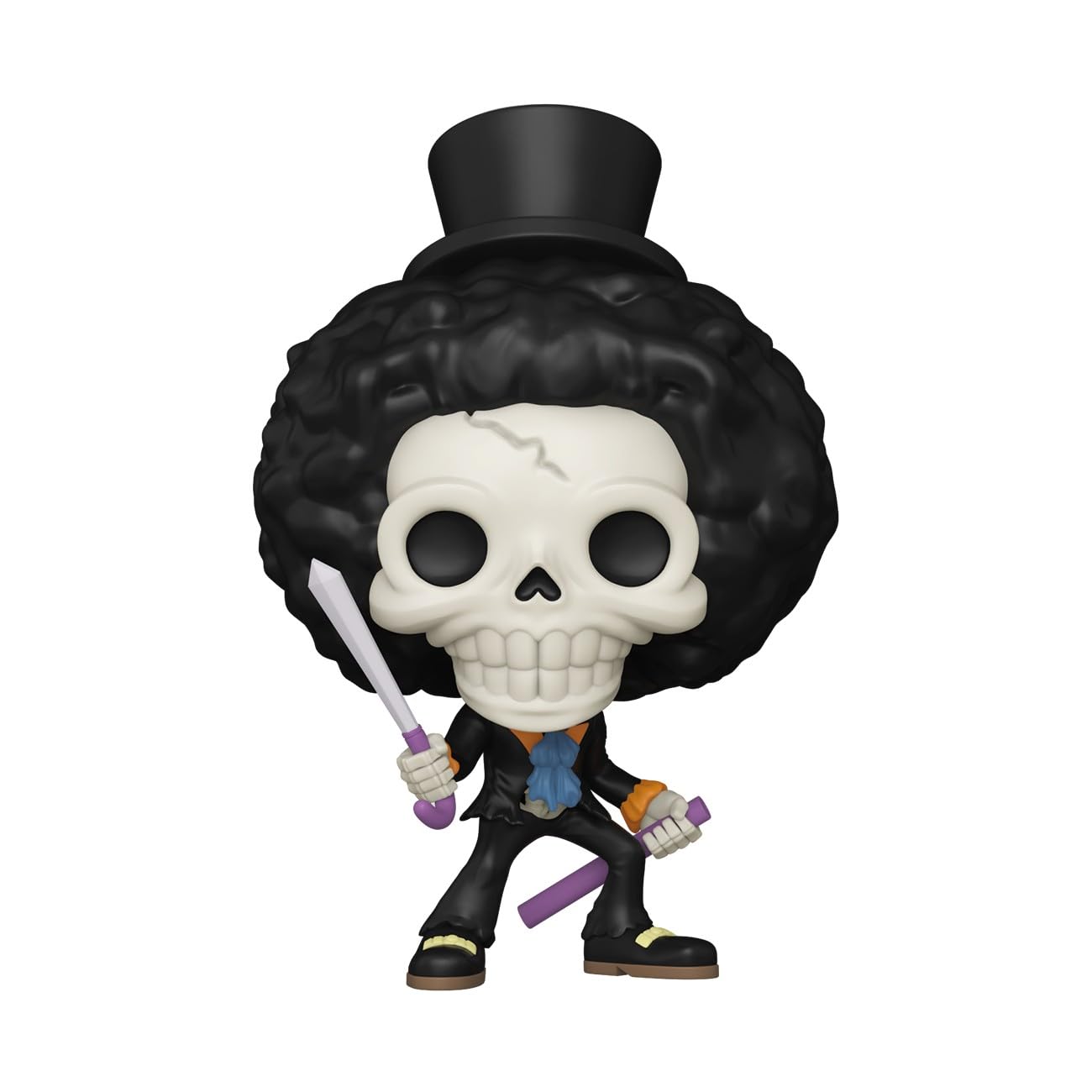 Funko POP! Animation: One Piece - Brook - Figura in vinile da collezione - Idea regalo - Prodotto ufficiale - Giocattoli per bambini e adulti - Modello di figura per collezionisti ed esposizione - 2