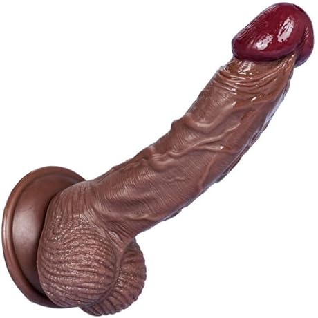 8 Inch Thrusting Dildo Realistic Thrusting Dildo with Suction Cup for Women