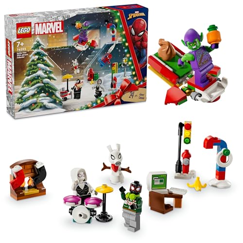 LEGO Marvel Spider-Man 2024 Advent Calendar for Kids Age 7+ - Fun Superhero Models Gift