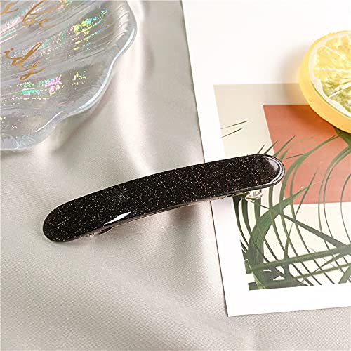 Épingle à cheveux en métal au fini brillant : pinces géométriques et barrettes haut de gamme