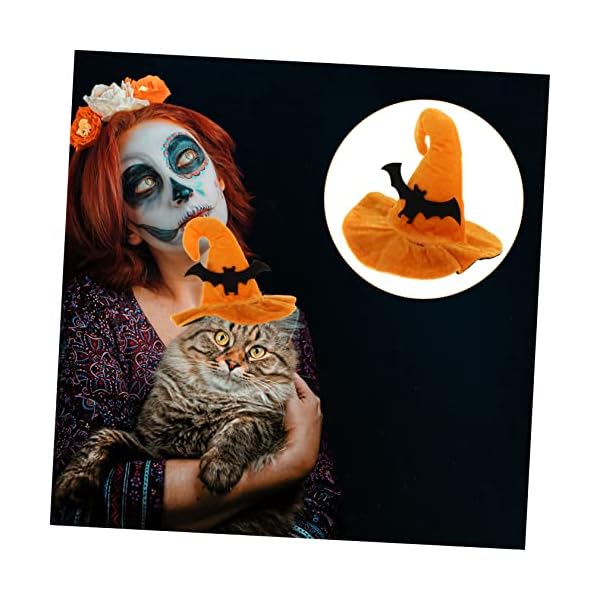 Bestoyard 2 pcs pet hat spider costume prom gifts mini gifts halloween pet costume dog costume hats dog costume pumpkin hat felt cloth cat hat cat halloween headgear halloween funny pet hat - image 6