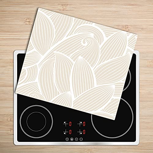 Planche à découper couvercle cuisinière induction 60x52cm protection verre