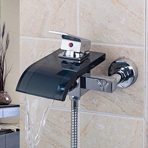 Robinet de baignoire cascade et ensemble de douche pour une thalasso à la maison