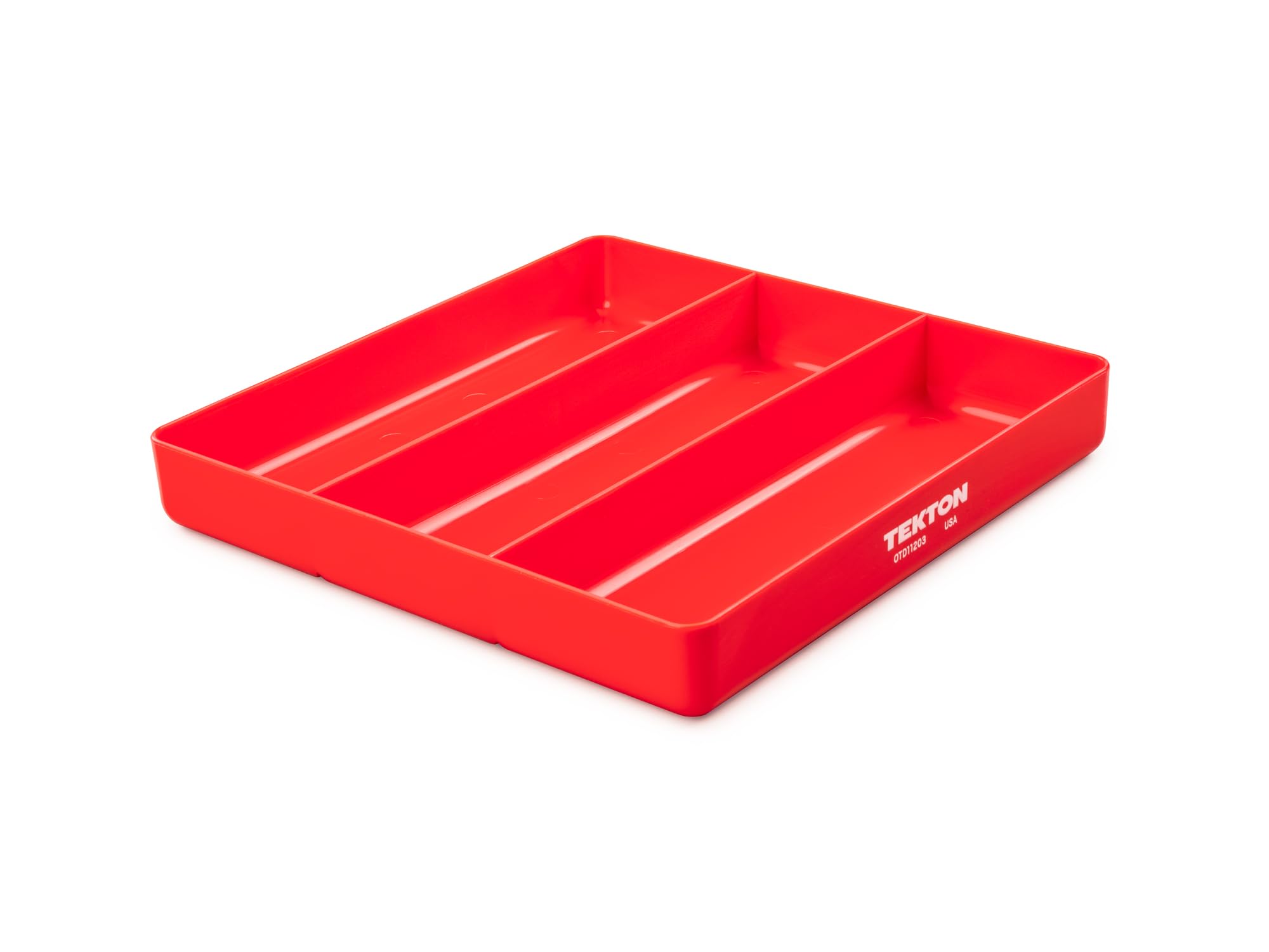 TEKTON 3-Compartment Organizer Tray (Red) | OTD11203 | Made in USA