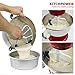 KITCHPOWER 6 Quart Flex Edge Beater for KitchenAid Bowl-Lift Stand Mixers, Paddle Attachment Mixer Accessory