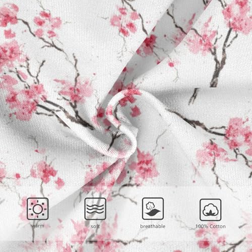 Boys' Exclusive Briefs Toddler Underwear 95% Combed Cotton Boxerbriefs 2T Cherry Blossom Pattern 553