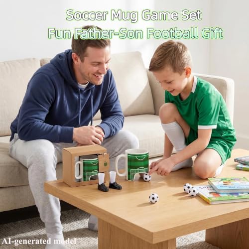 Set de Tazas de Fútbol con Pelota y Zapatillas de Dedos miniatura 3