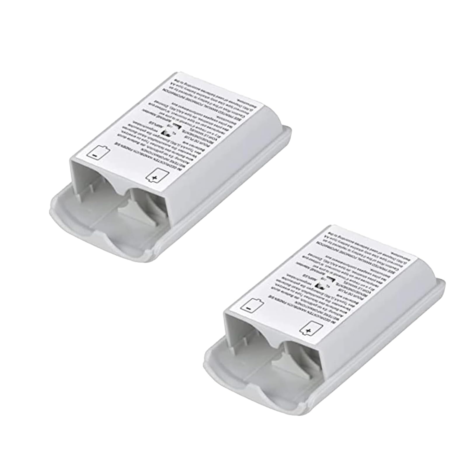 2 Copribatteria Bianchi Per Controller Xbox 360 - Ricambio Cover Batteria - OGK045 - Foto 3