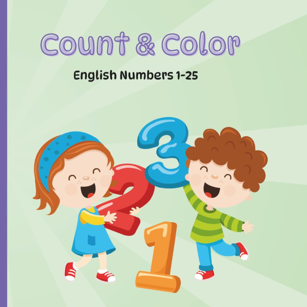Count & Color: English Numbers 1 -25