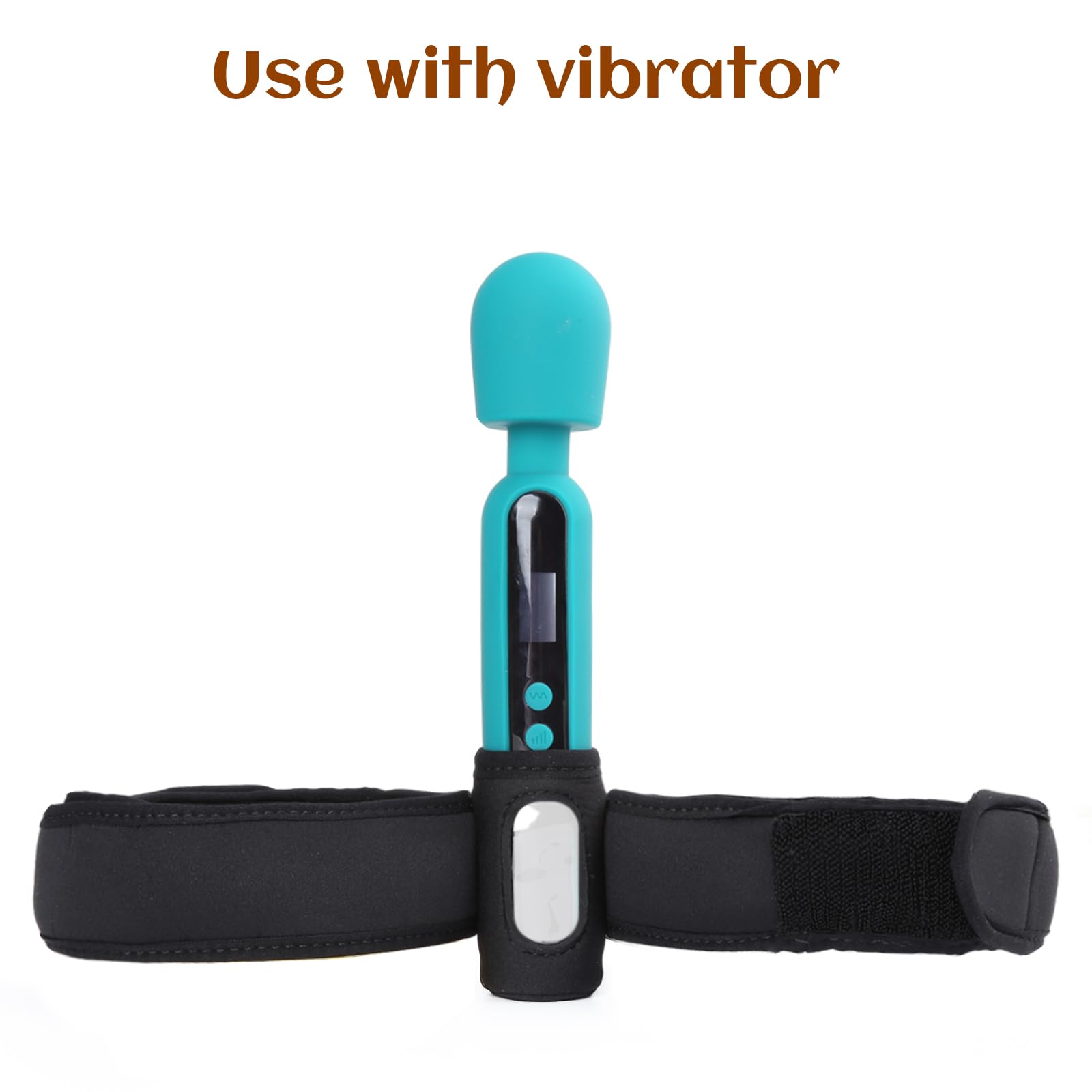 Sex Toy Restraint Leg Strap for Women, Vibrator Elasticity Bondage Forced Strap for Hands-Free Play, Reusable and Adjustable Leg Strap, Elasticity Constrained Forced Strap for a Variety of Vibrators