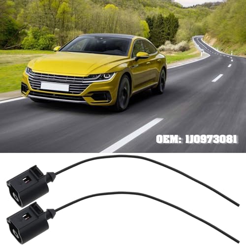 LT Easiyl 2 Stück 1-poliger Öldrucksensor-Stecker Anschlusskabel 1J0973081 Kompatibel mit Audi Kompatibel mit Porsche Kompatibel mit Volkswagen 98-2016