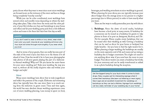 The Everything Guide to Micro Weddings: The Ultimate Source for Planning a Small and Meaningful Wedd