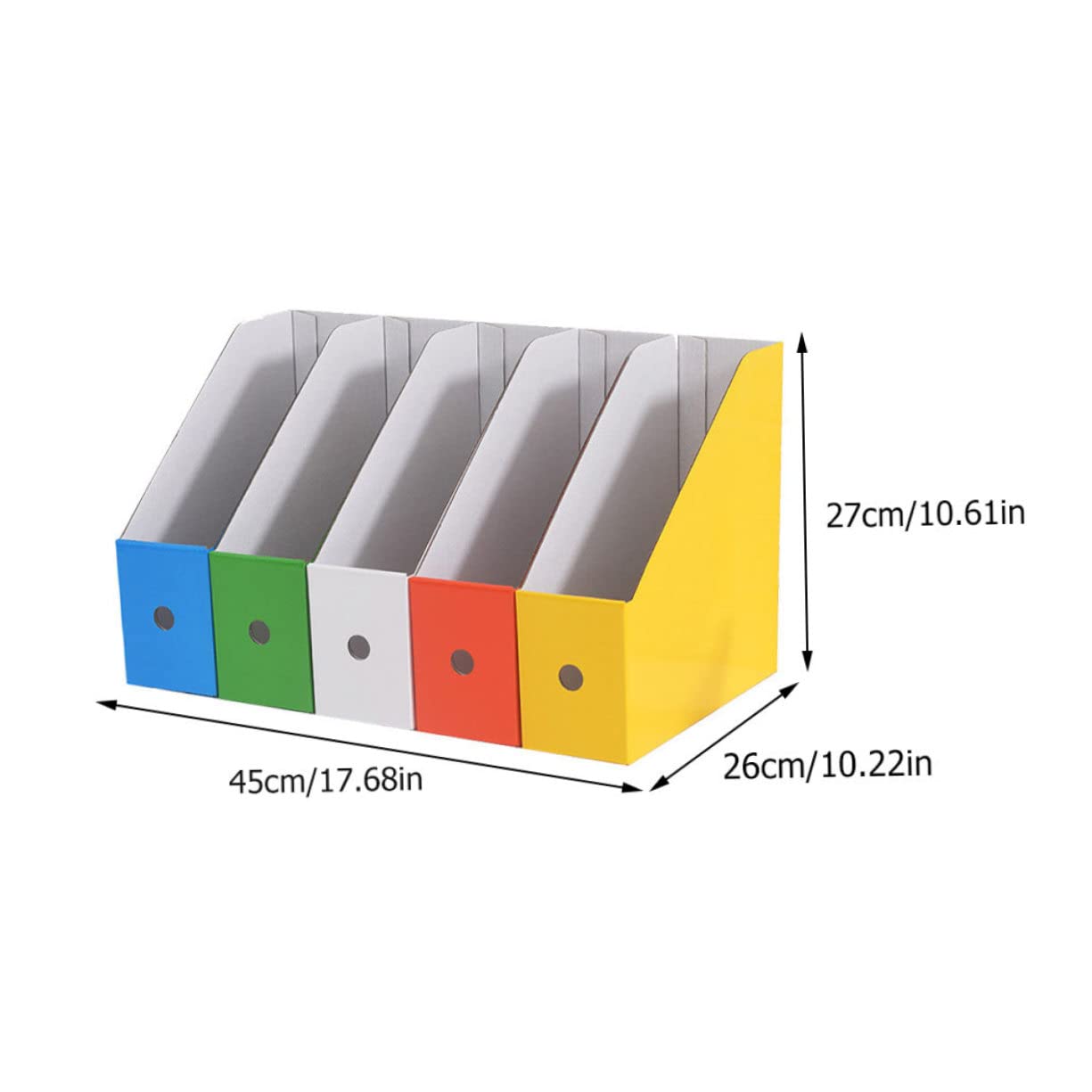 Angoily Color File Rack Office Desk Document Storage Rack Quick Store Documents Modern Design