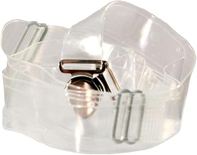 clear plastic belt