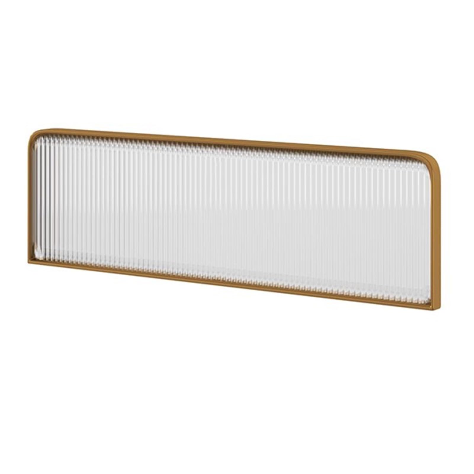 Cloison de bureau en fer forgé et verre trempé 50x40cm sans support pour restaurant