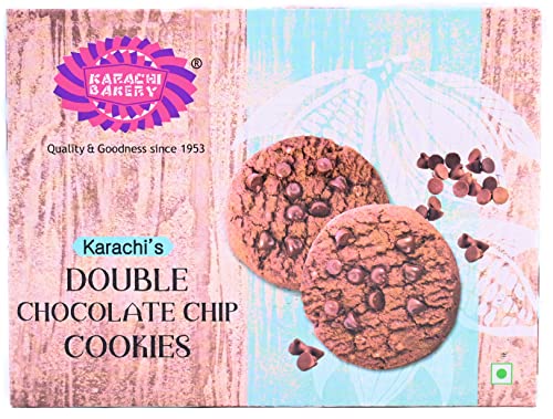 Image of Karachi Bakery Double Choco Chip Cookies, 250g (Pack of 3)