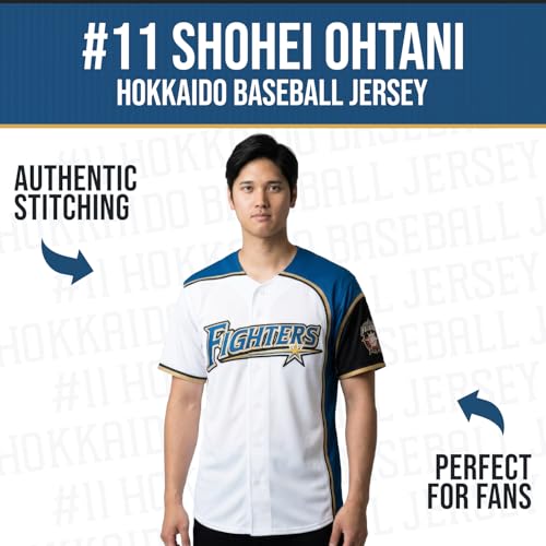 Jersey de Béisbol Shohei Ohtani #11 - Azul miniatura 3