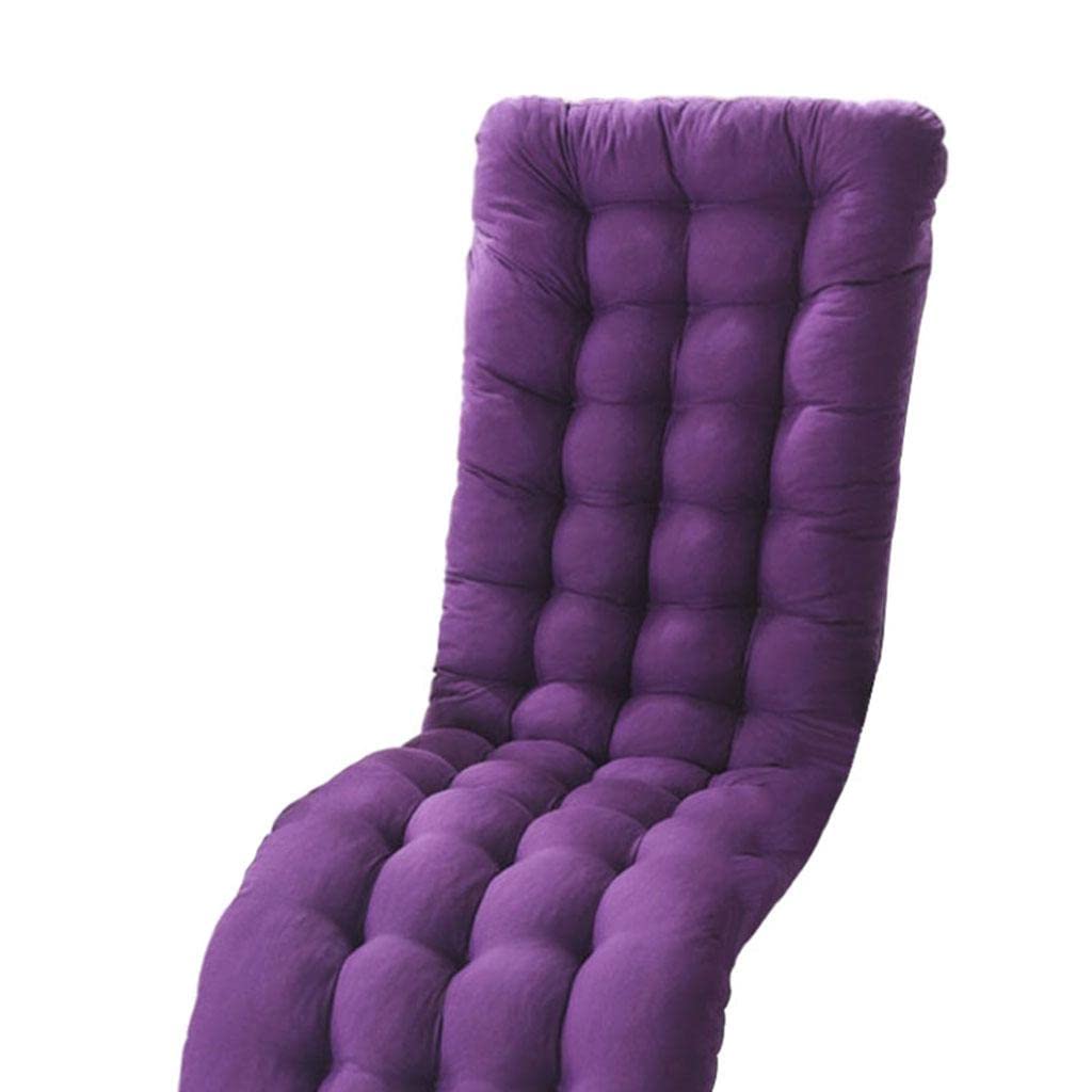 Coussin épais pour Fauteuil Inclinable, Tapis de Chaise Haute, Coussins de Chaise Longue, Décorations D'intérieur et D'extérieur, Violet B