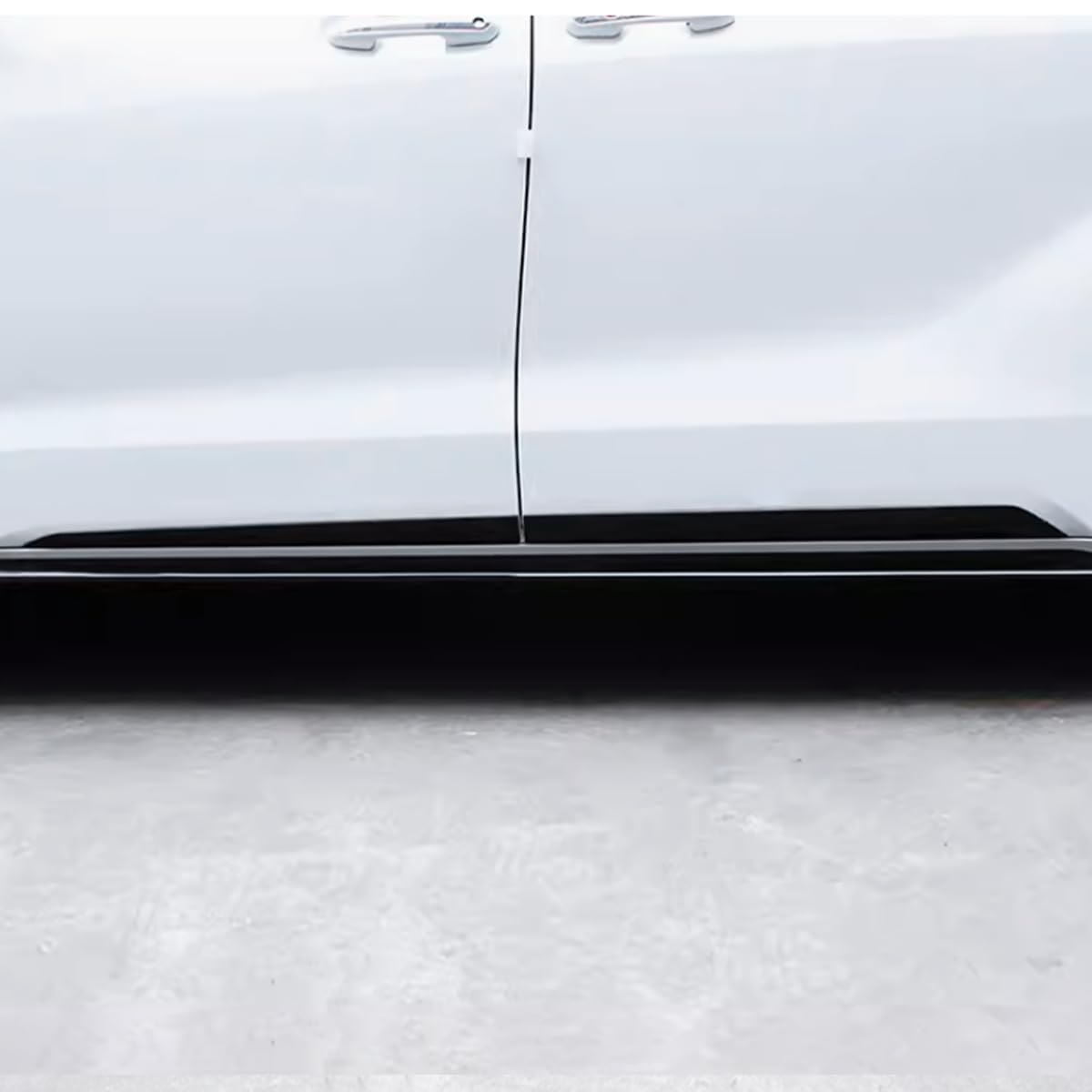 Striscia di modanatura per portiera laterale del corpo compatibile con Toyota Sienna 2021 2022 2023 2024 (nero A) 4 pezzi ABS