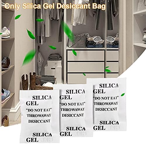 SDFLKAE 1 Gram x 200 Packs Silica Gel Desiccant Sachets Microwave Fast Reactivate Desiccant Bags Silica Gel Sachets Pouches Desiccant Silica Gel Desiccant Packets for Air Dryer Moisture Removal